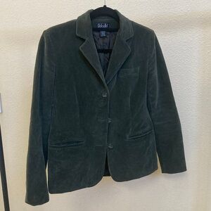 Rafaella Womens dark green Corduroy Blazer